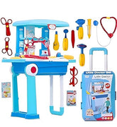 Little Doctor Set 2 - in - 1 Trolley 008 - 965A - Colorland Toys