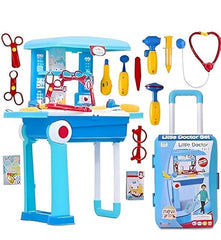 Little Doctor Set 2 - in - 1 Trolley 008 - 965A - Colorland Toys