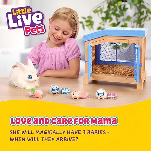 Little Live Pets Mama Surprise Bunny Playset Series 3 71245/26593 - Colorland Toys