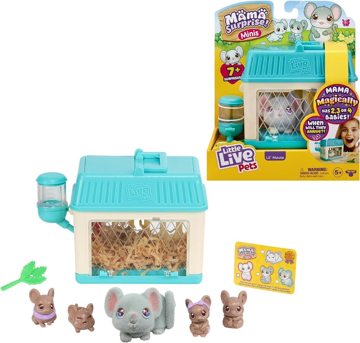 Little Live Pets Mama Surprise Minis: Lil' Mouse 26510/64565 - Colorland Toys
