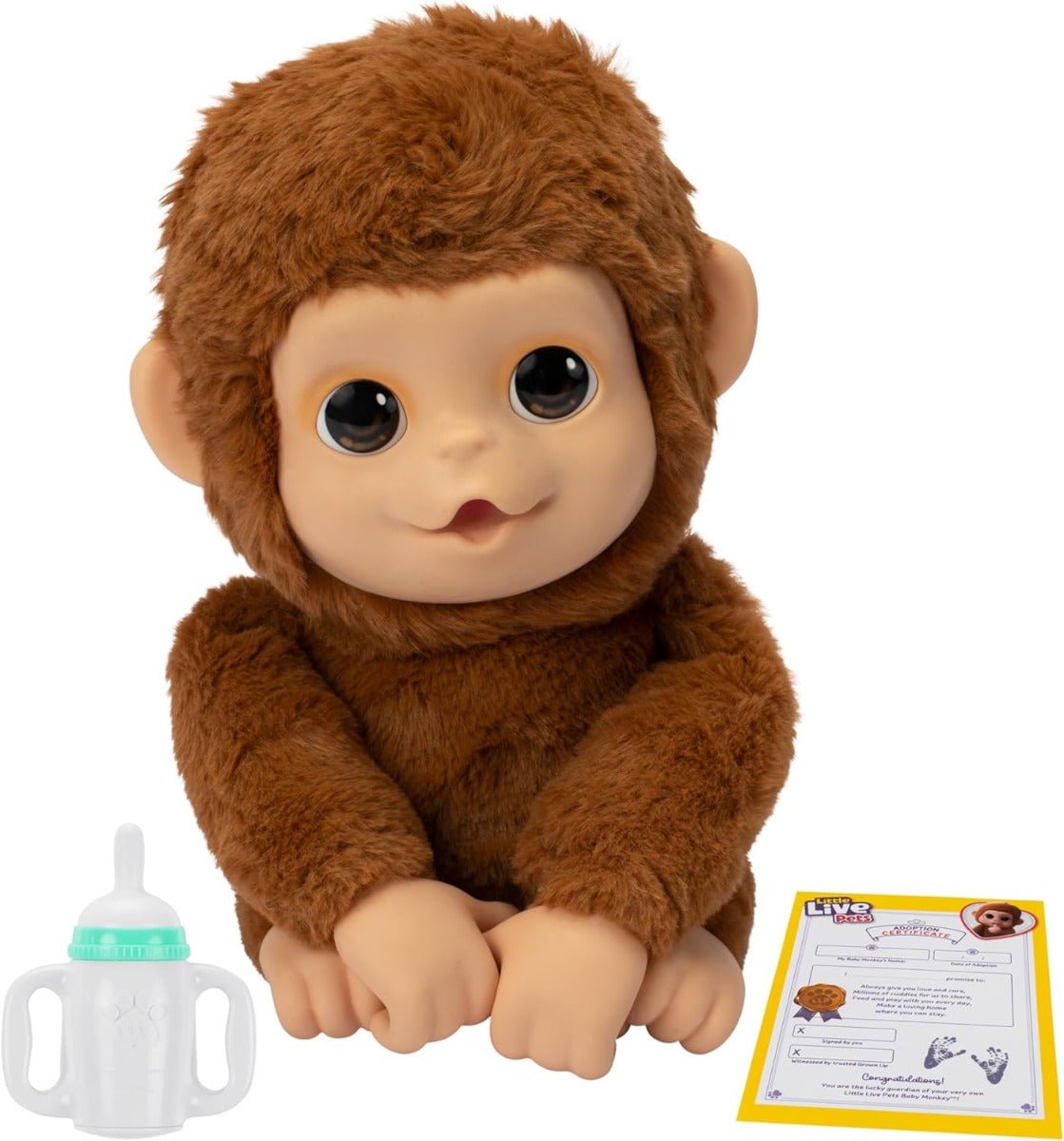 Little Live Pets My Baby Monkey Plush 26558 - Colorland Toys