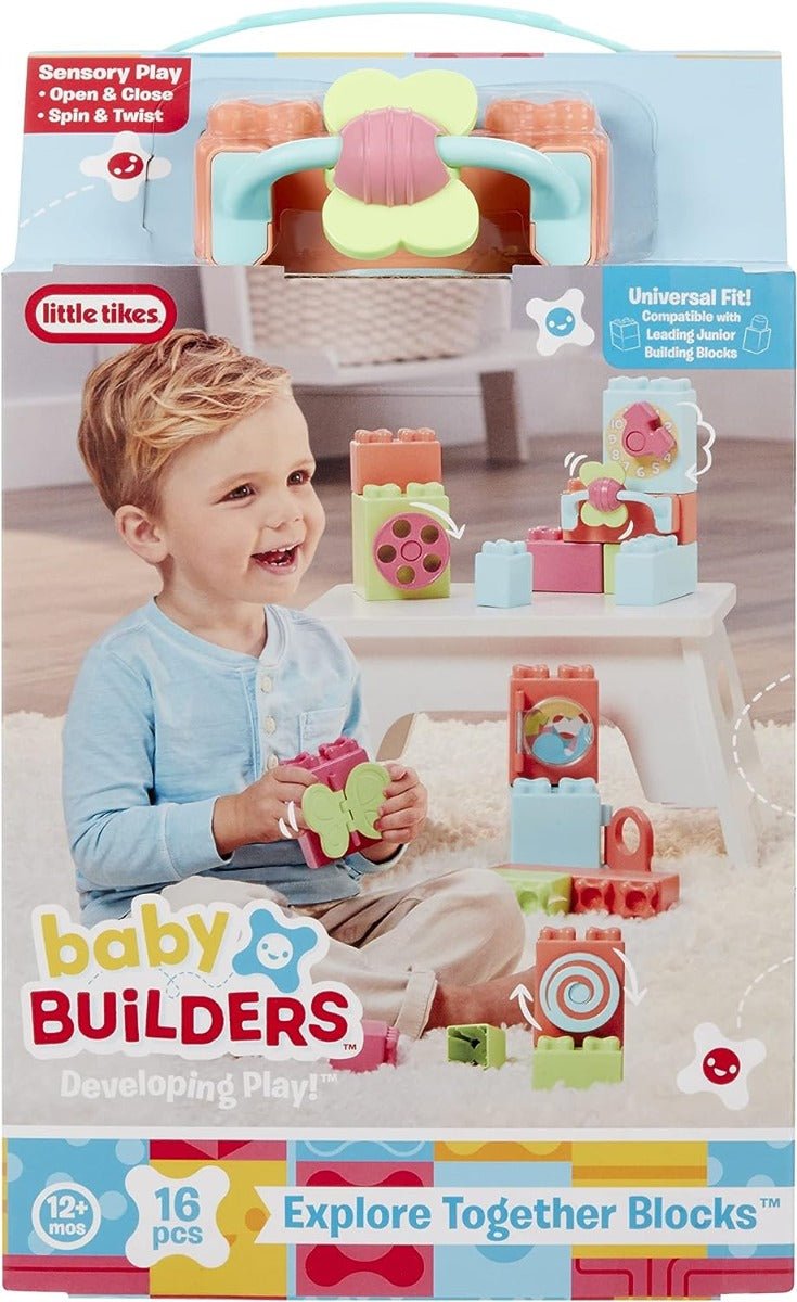 Little Tikes Baby Builders - Explore Together Blocks LIT - 661006 - Colorland Toys
