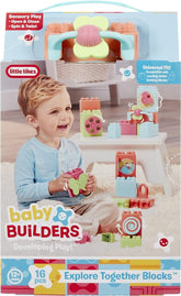 Little Tikes Baby Builders - Explore Together Blocks LIT - 661006 - Colorland Toys