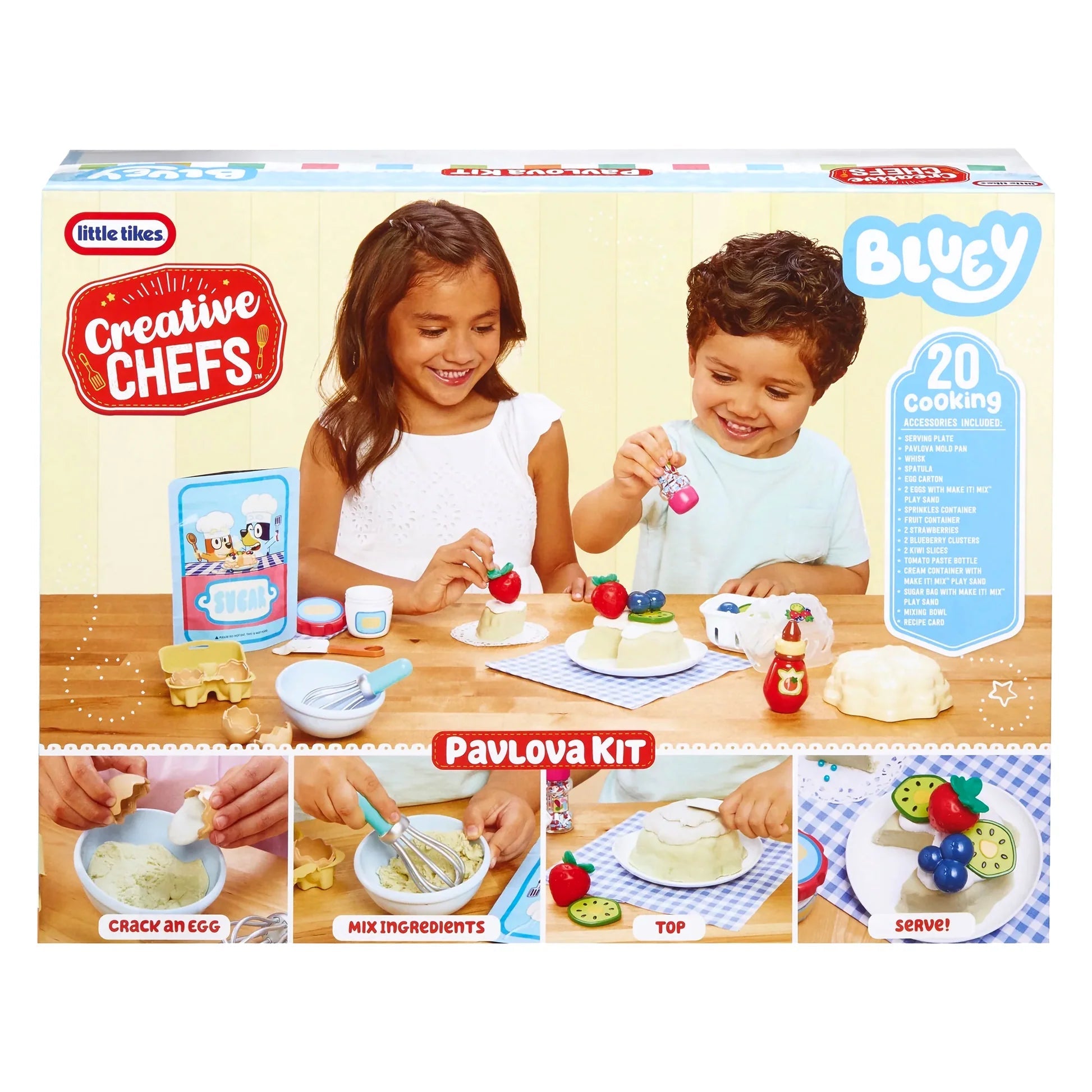 Little Tikes Creative Chefs Bluey Pavlova Cake Kit LIT - 643460 - Colorland Toys