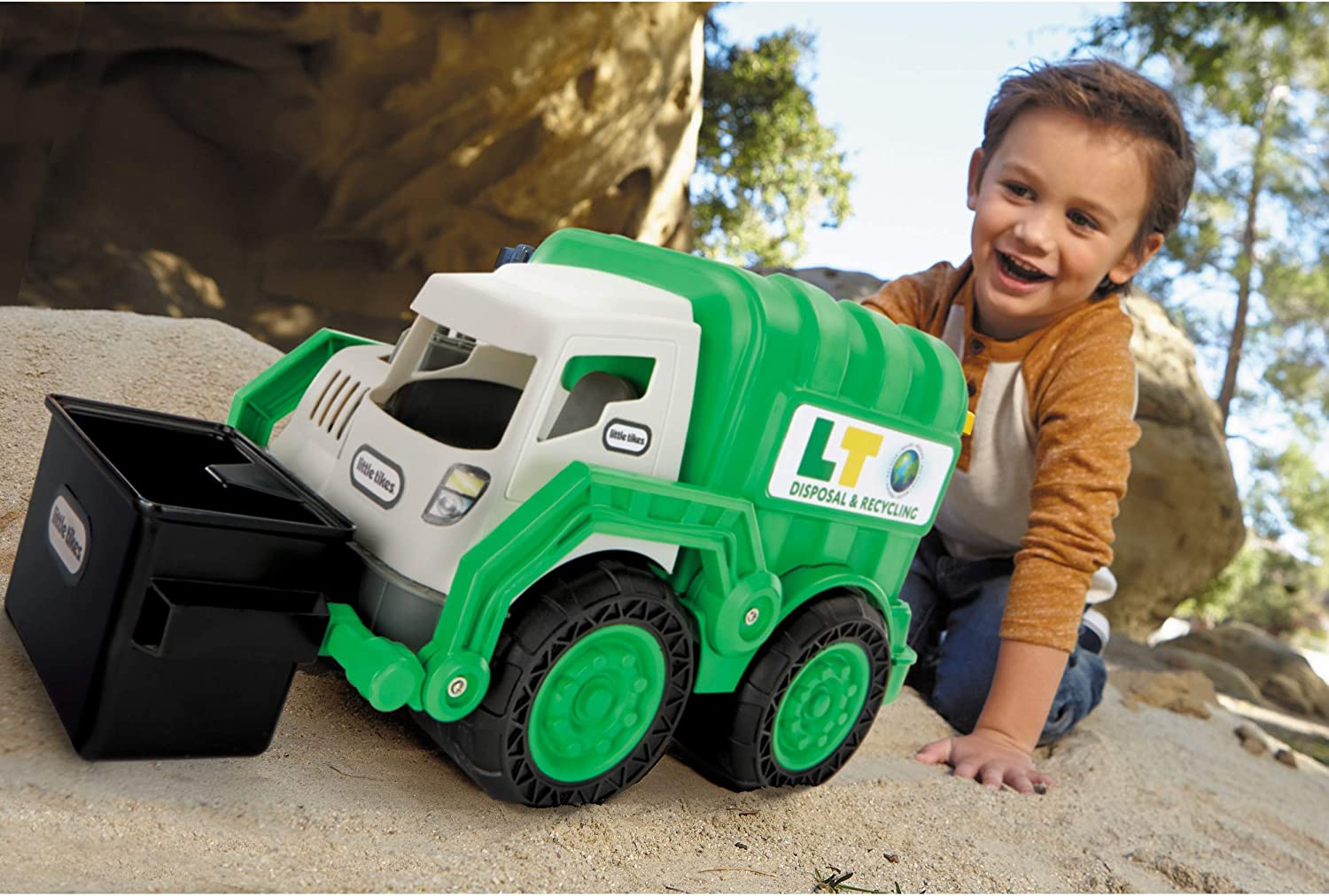 Little Tikes Dirt Digger Real Working - Garbage Truck LIT - 655784 - Colorland Toys
