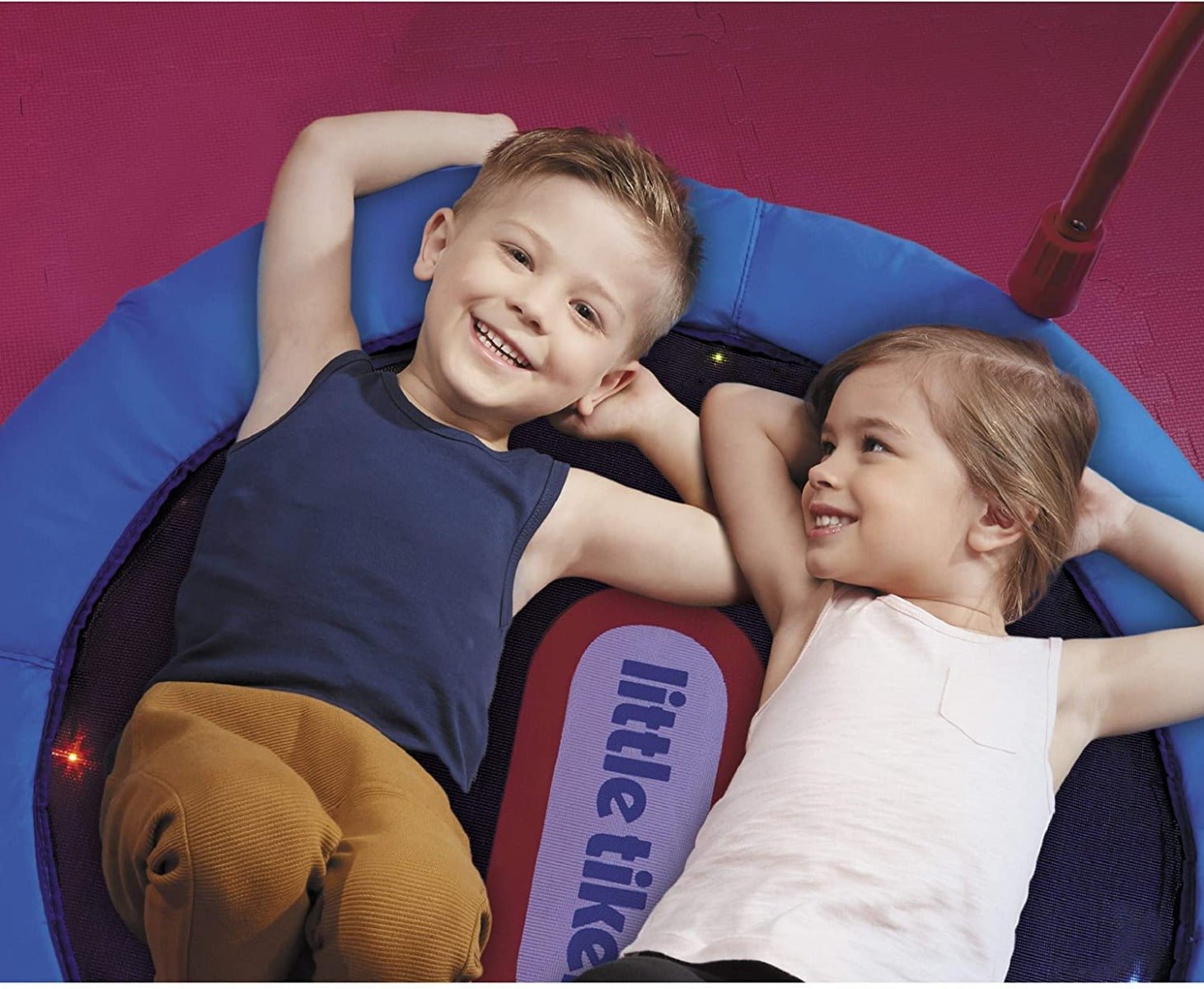 Little Tikes Light Up 3ft Trampoline with Folding Handle 656071 - Colorland Toys