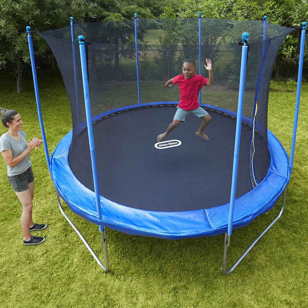 Little Tikes Mega Trampoline 12ft Blue and Black LIT - 657061 - Colorland Toys