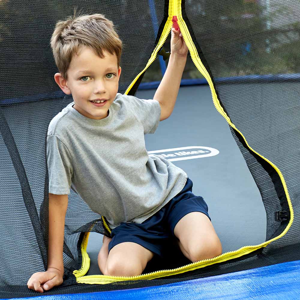 Little Tikes Mega Trampoline 12ft Blue and Black LIT - 657061 - Colorland Toys