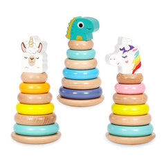 Little Tikes Wooden Critters Unicorn Shape Stacker 651175 - Colorland Toys
