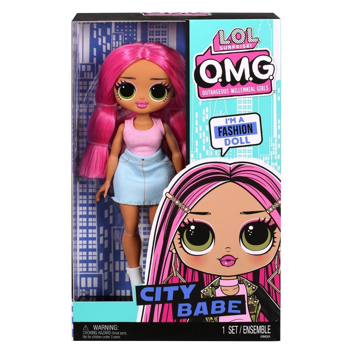 LOL OMG MID Doll City Babe - Colorland Toys