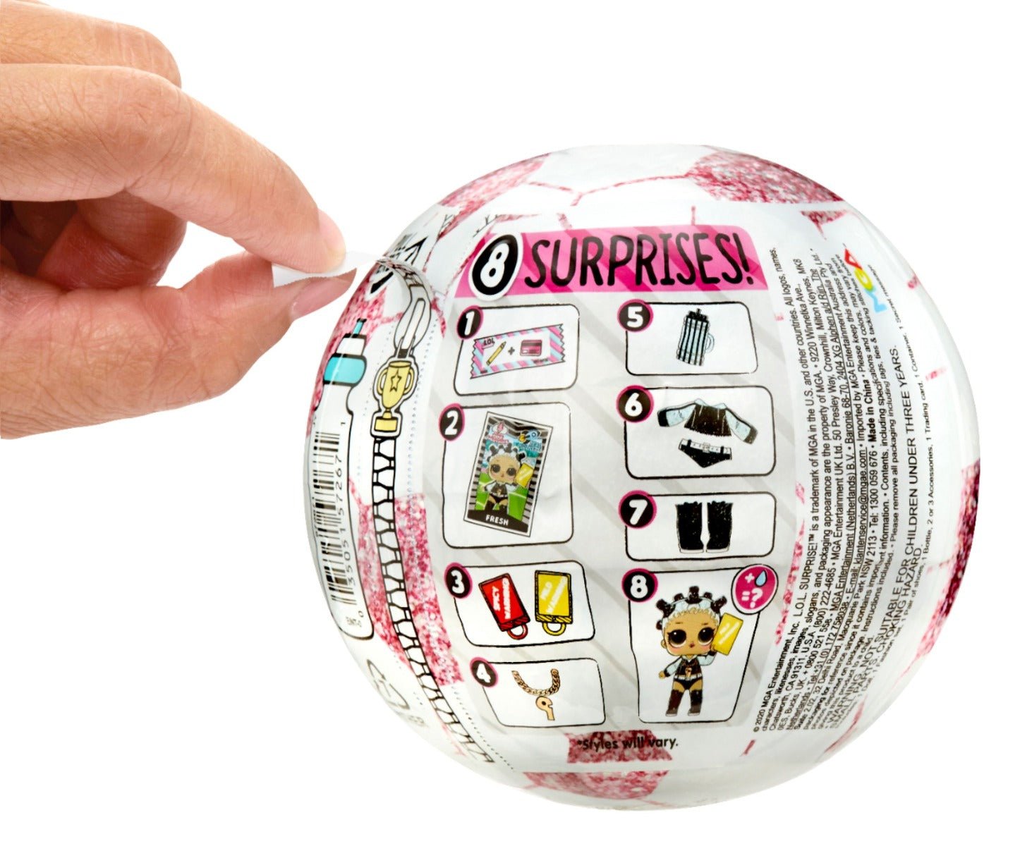 LOL Surprise All - Star B.B.s Sports Series 3 Soccer Team Sparkly Dolls Assorted - Colorland Toys