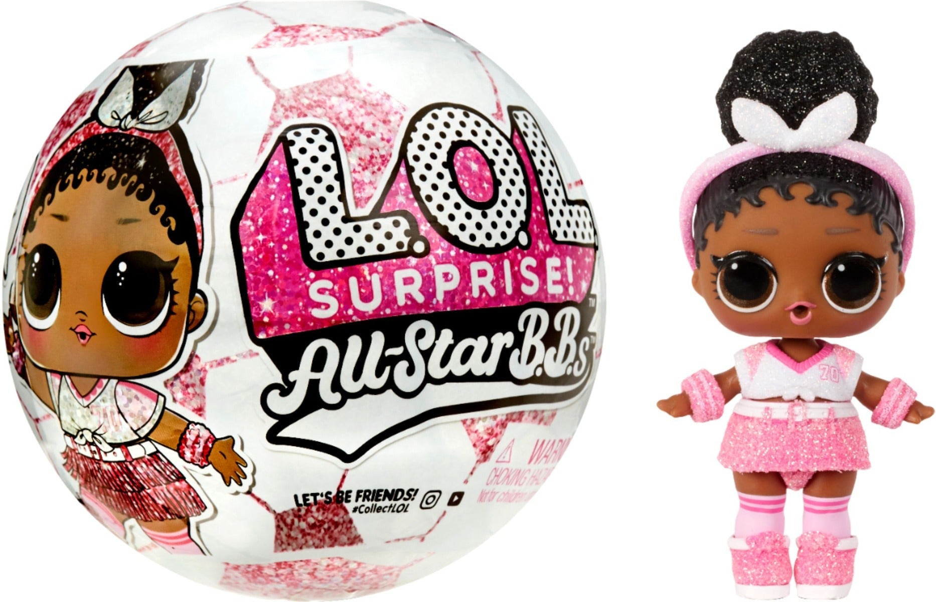 LOL Surprise All - Star B.B.s Sports Series 3 Soccer Team Sparkly Dolls Assorted - Colorland Toys