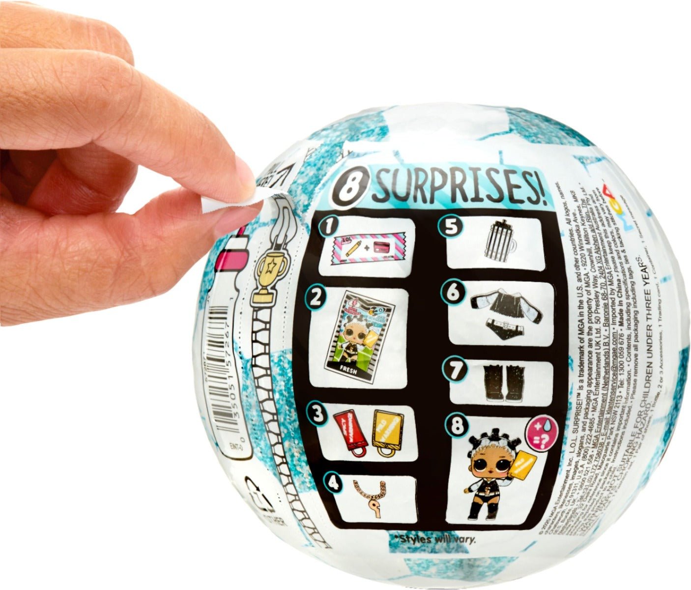 LOL Surprise All - Star B.B.s Sports Series 3 Soccer Team Sparkly Dolls Assorted - Colorland Toys