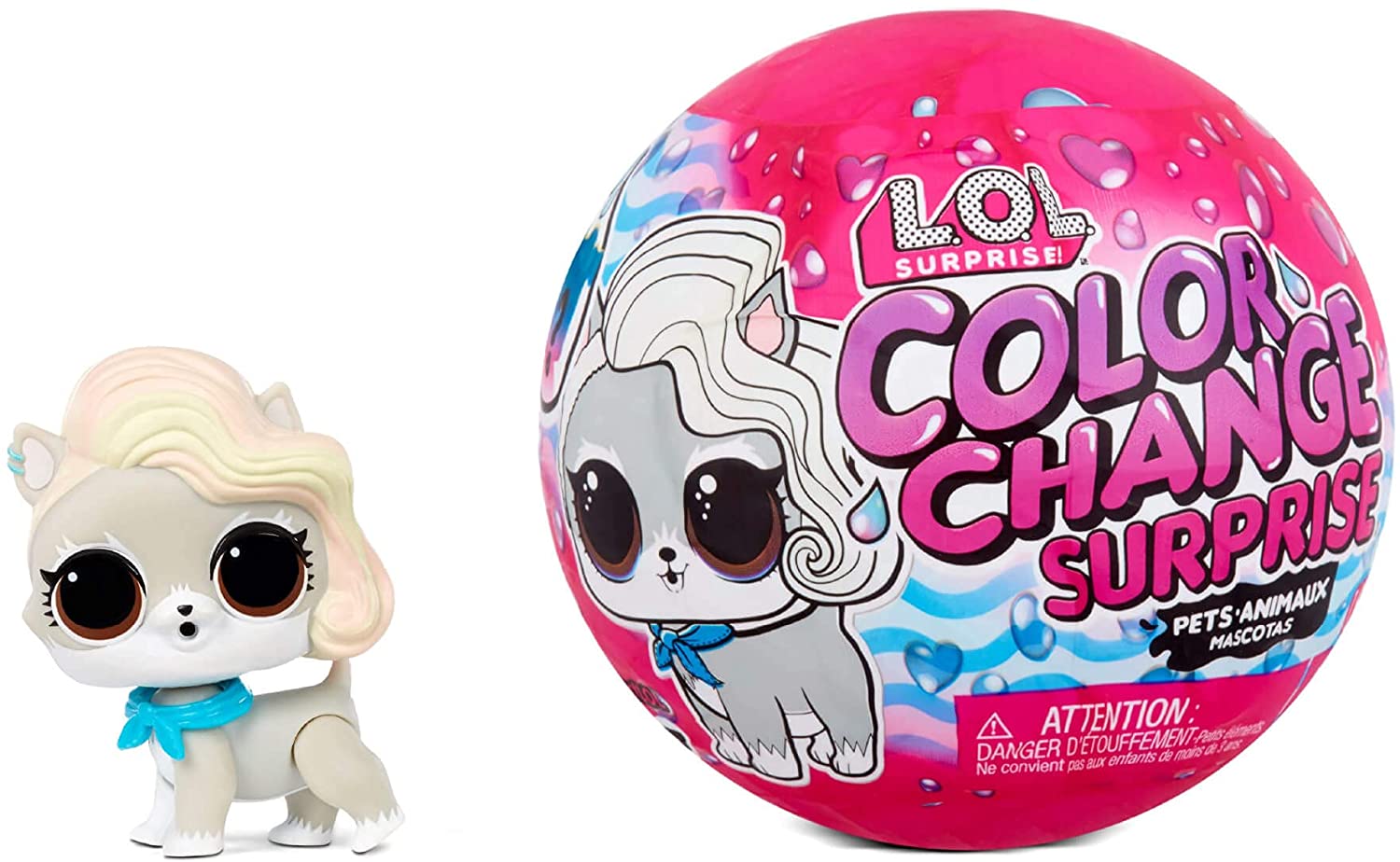 LOL Surprise! Color Change Pets with 6 surprises MGA - 576334 - Colorland Toys