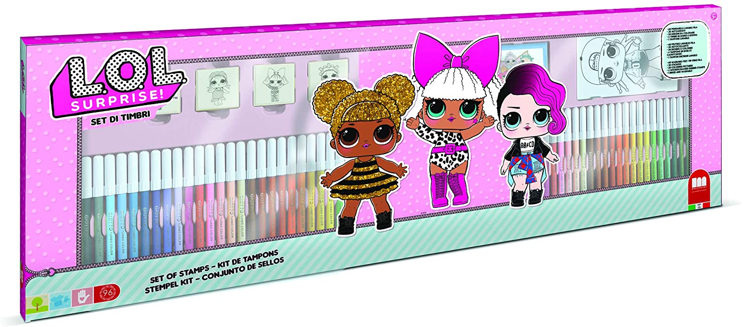 LOL Surprise Felt Tip Pens 60pcs 189805 - Colorland Toys