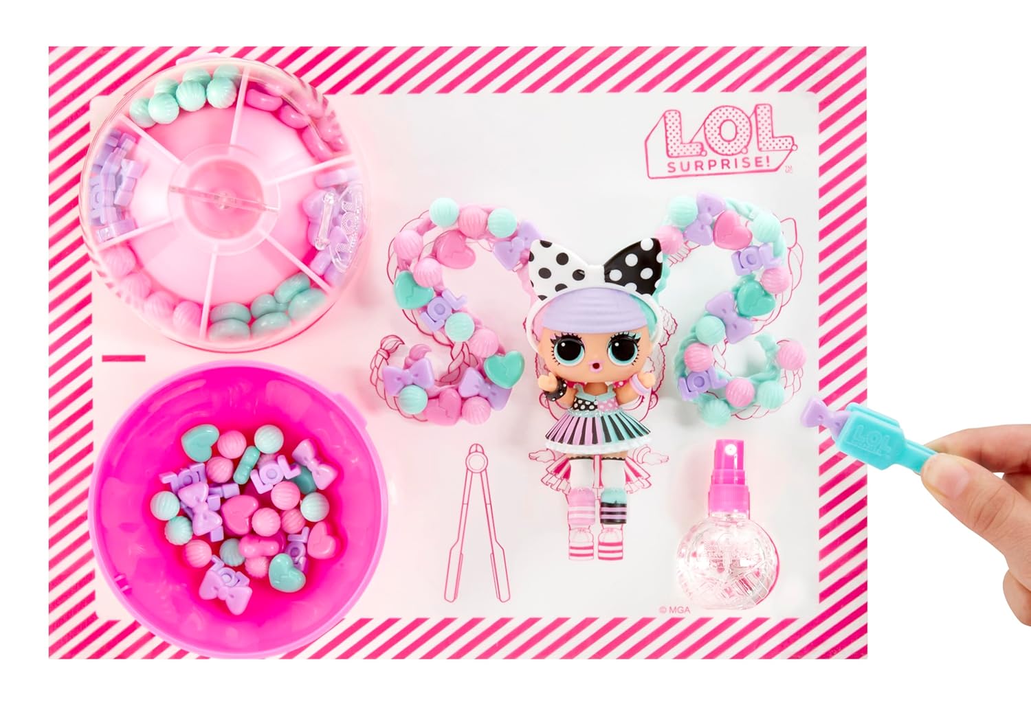 LOL Surprise Hair Beads Tots Asstd. MGA - 511205 - Colorland Toys