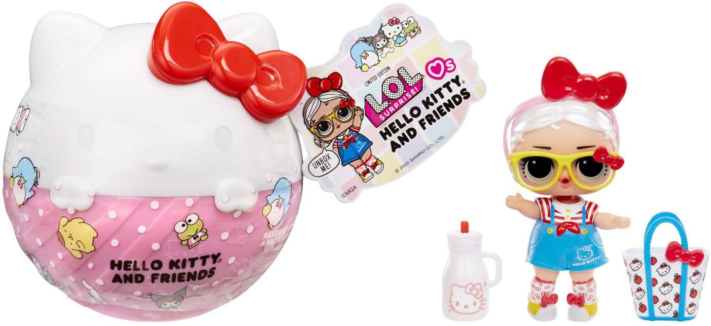 LOL Surprise Loves Hello Kitty & Friends Tots Asst MGA - 523840 - Colorland Toys