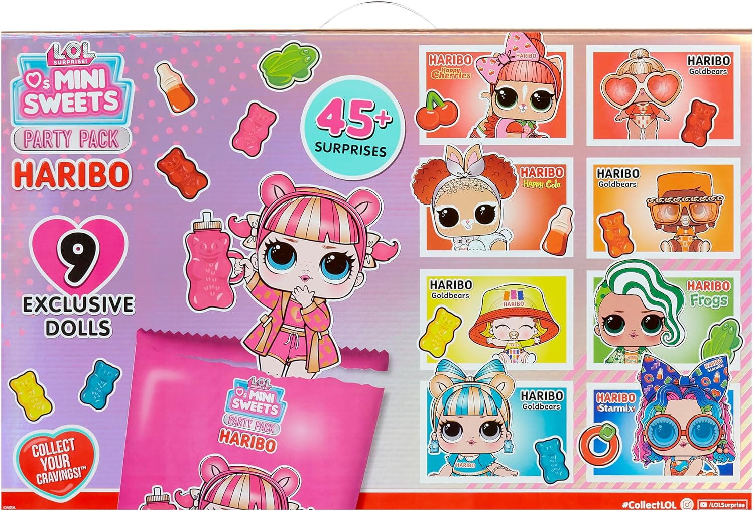 LOL Surprise Loves Mini Sweets X Haribo Party Pack - Colorland Toys