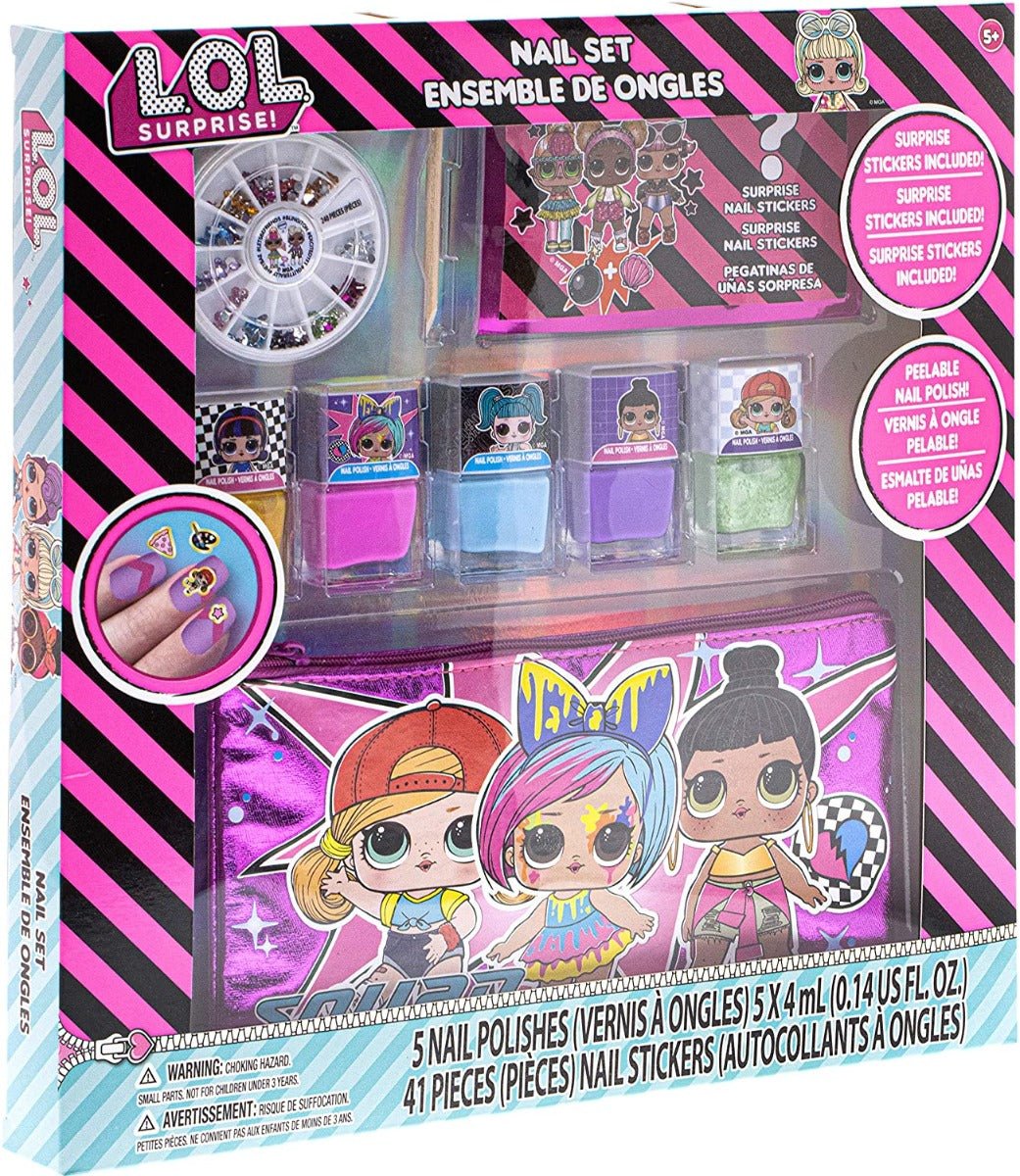 LOL Surprise Nail Art Decoration Set Makeup LL0046GA - Colorland Toys