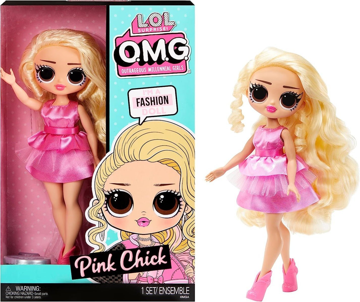 Lol Surprise! OMG Fashion Doll - Pink Chick MGA - 985792 - Colorland Toys