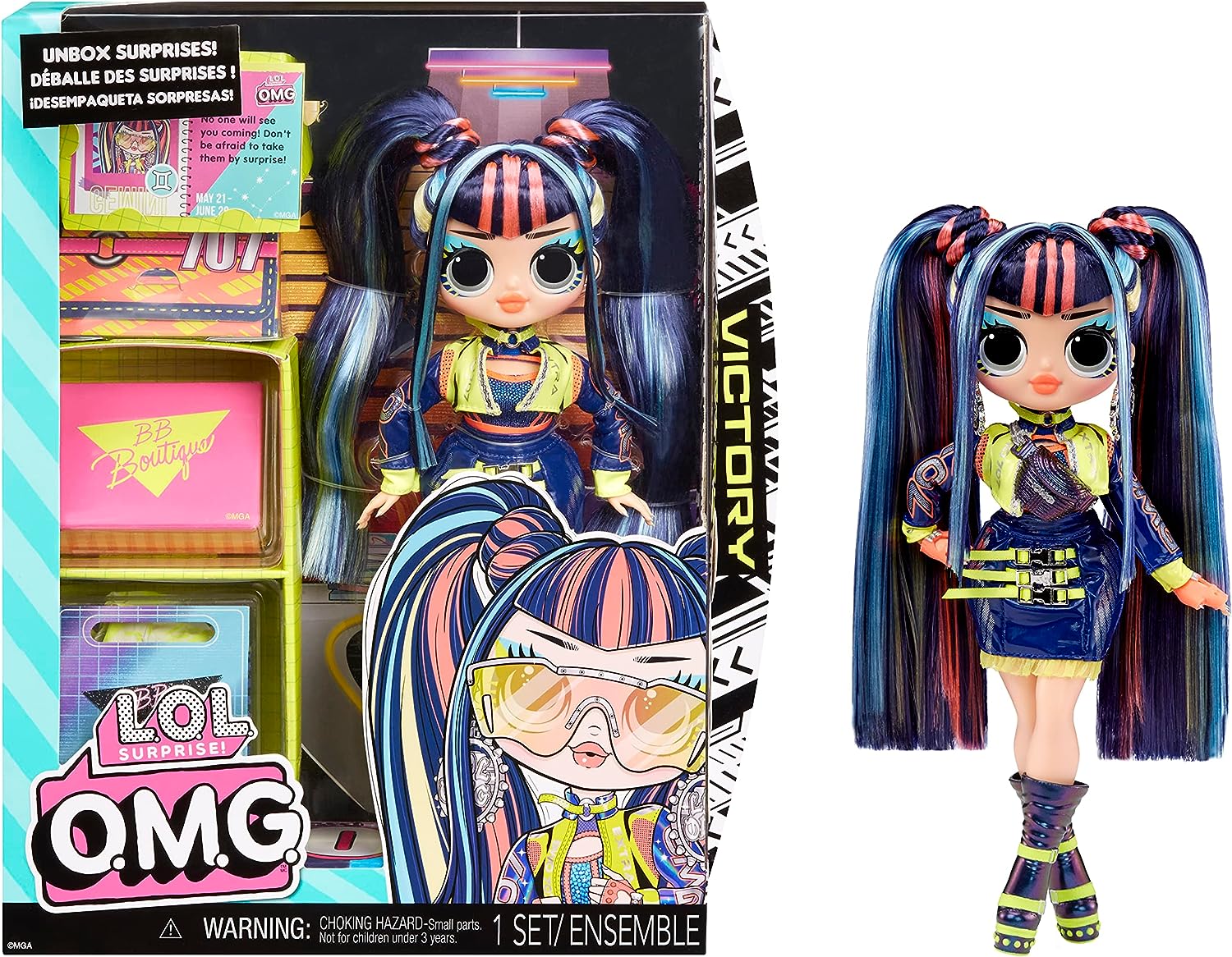 L.O.L Surprise! OMG Fashion Doll - Victory MGA - 591504 - Colorland Toys