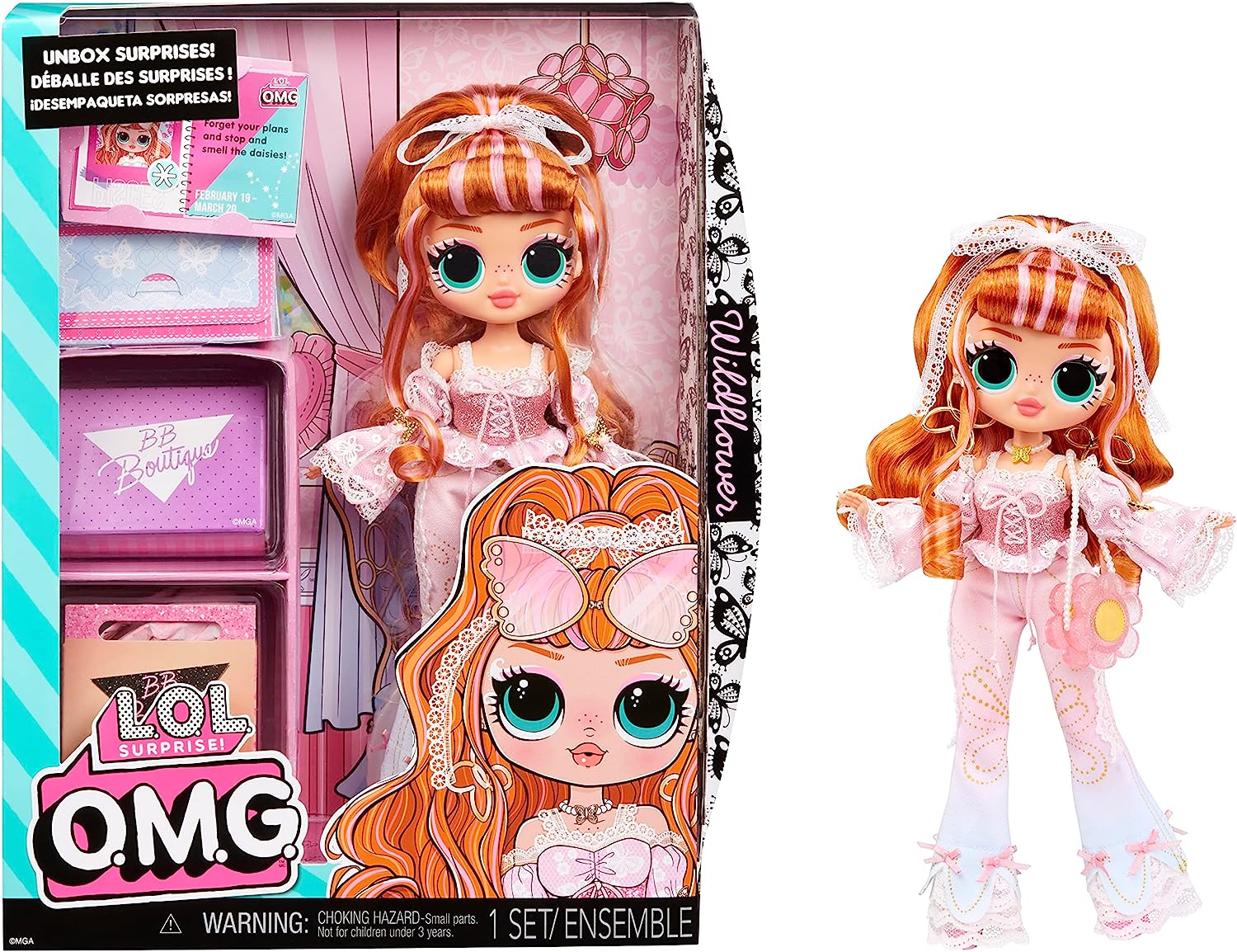 L.O.L Surprise! OMG Fashion Doll - Wild Flower MGA - 591511 - Colorland Toys
