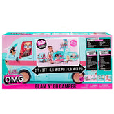 LOL Surprise OMG Glam N’ Go Camper – 4 - in - 1 Vehicle, House & Fashion Playset with 50+ Surprises & 360° Play - Colorland Toys