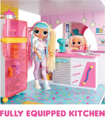 LOL Surprise OMG House of Surprises – New Real Wood Dollhouse with 85+ Surprises - Colorland Toys