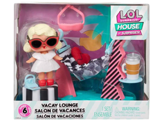 L.O.L. Surprise! O.M.G. House of Surprises - Vacay Lounge Playset MGA - 583769/583790EUC - Colorland Toys