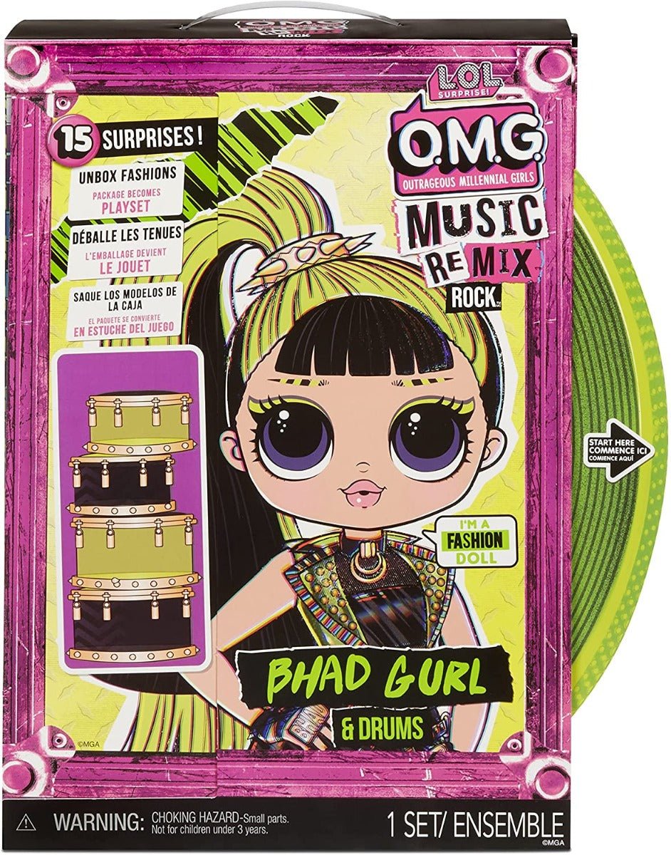 LOL Surprise! OMG Remix Rock Bhad Gurl Fashion Doll MGA - 577584 - Colorland Toys