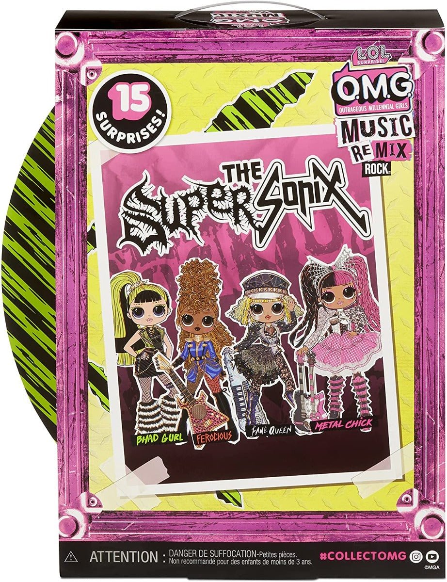 LOL Surprise! OMG Remix Rock Bhad Gurl Fashion Doll MGA - 577584 - Colorland Toys