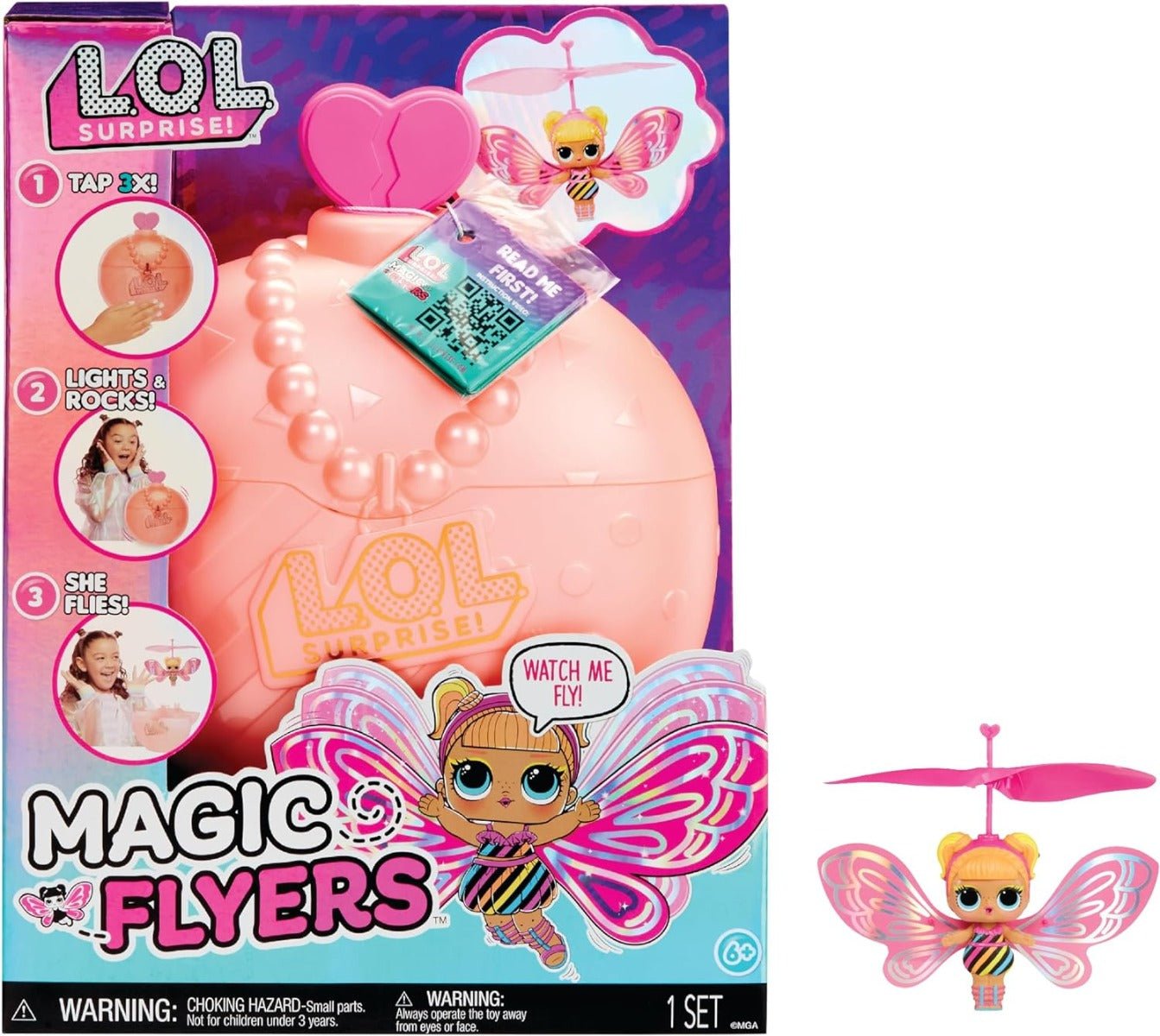 LOL Surprise Rock n' Release Flyers (Pink Wings) - Colorland Toys