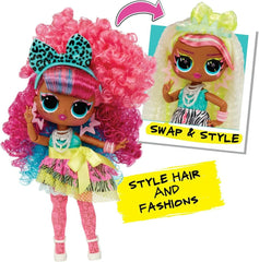 LOL Surprise Tweens Swap Fashion Doll - Curls to Crimps Cora MGA - 593263 - Colorland Toys