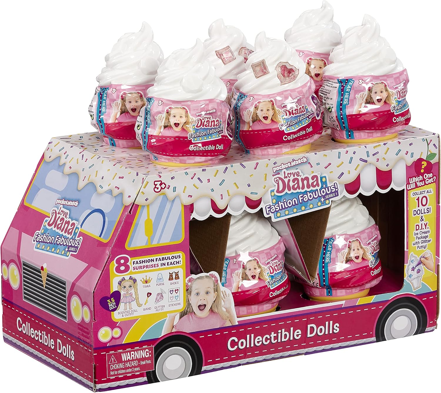 Love Diana Collectible Doll 3.5inch 920092 - Colorland Toys