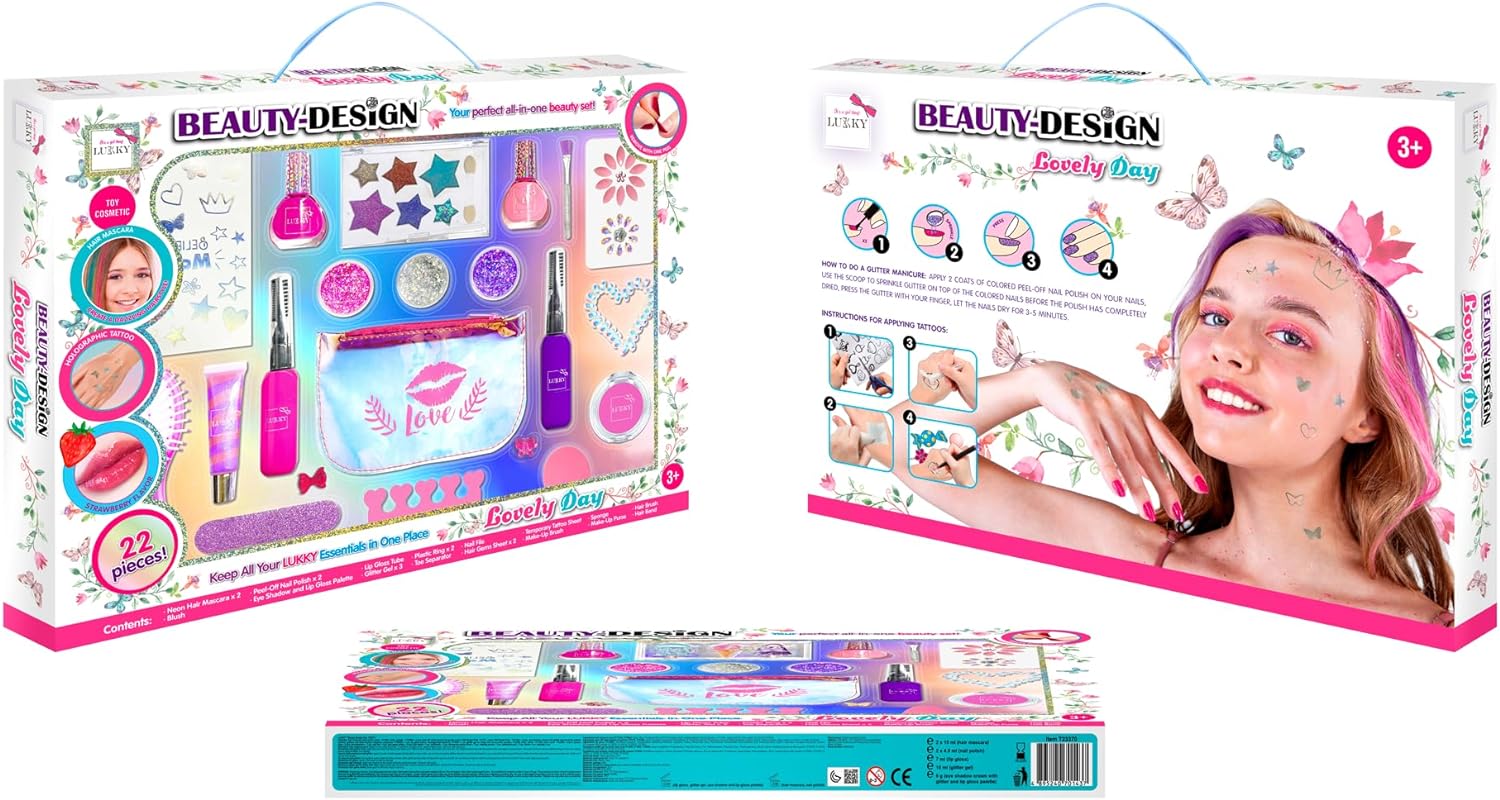 Lukky Beauty Design Set Lovely Day LUK - Т23370 - Colorland Toys