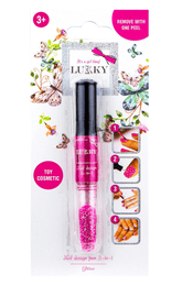 Lukky Nail Design Pen 3 - In - 1 133 - Fuchsia 6ml LUK - T16772 - Colorland Toys