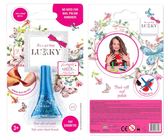 Lukky Peel - Off Nail Polish Confetti Mix - Turquoise Pearl with Glitter 5.5ml LUK - T16755 - Colorland Toys