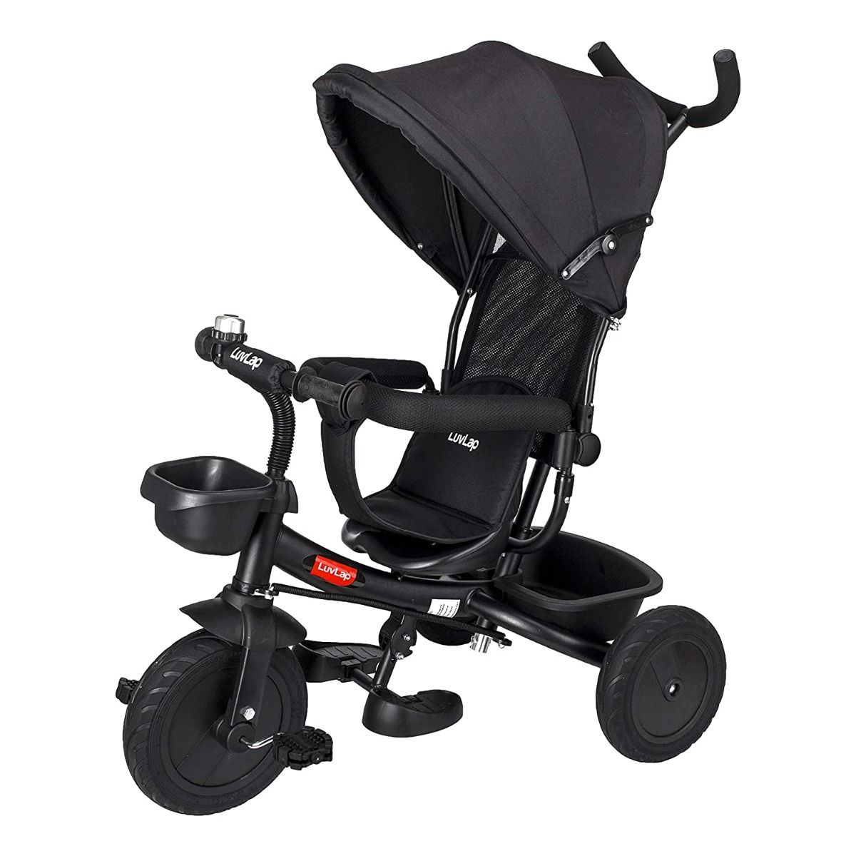 Luvlap Tricycle with Umbrella Black TR - 005/KT - 006 - Colorland Toys
