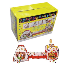 Magic Ball House And Tunnel 100 Pieces - Colorland Toys