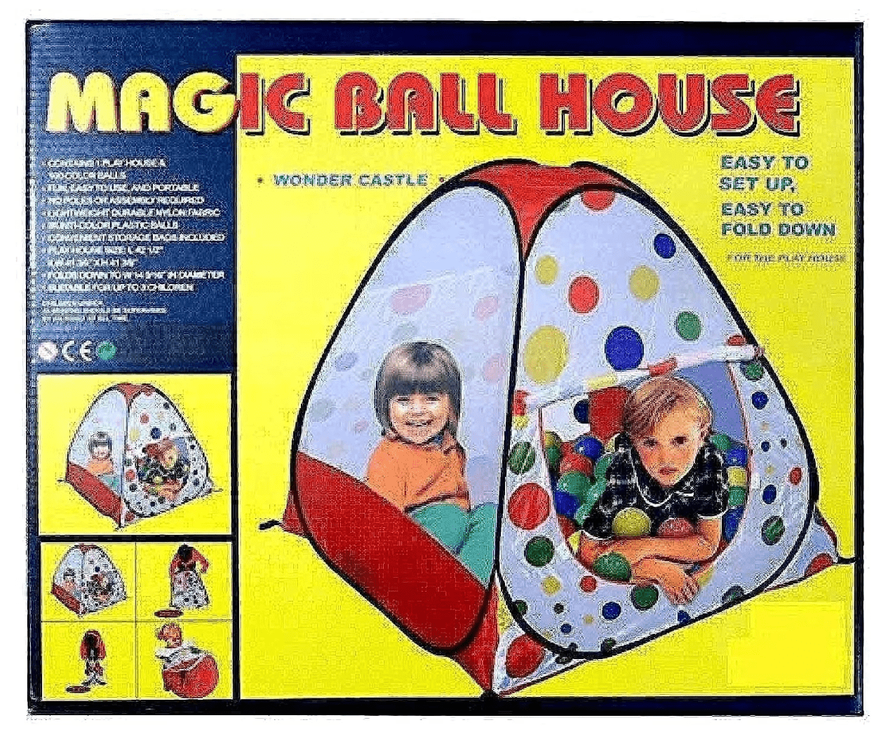 Magic Ball House With Balls 50 Pieces - Colorland Toys