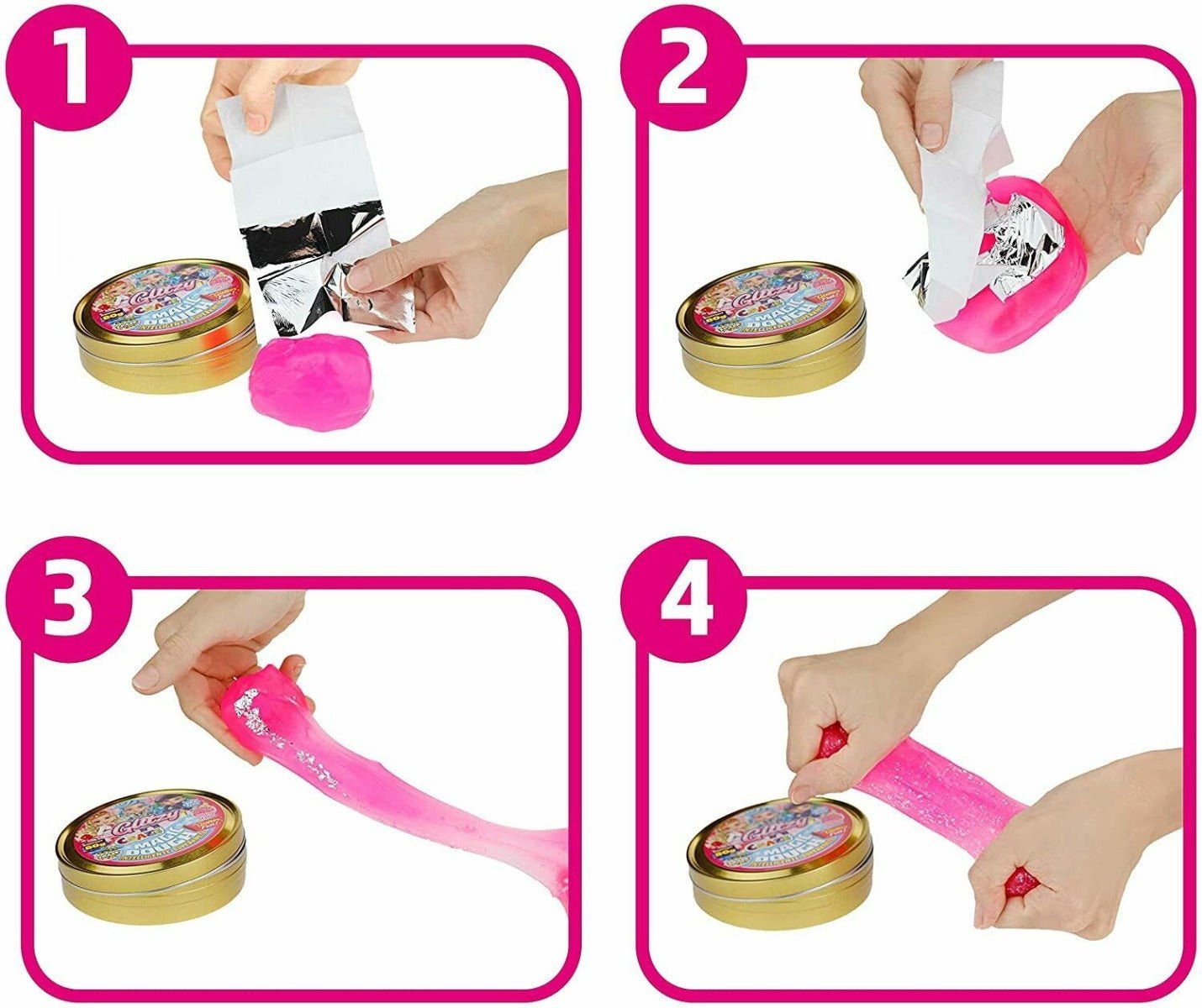 Magic Dough Glitzy Assorted 35450 - Colorland Toys