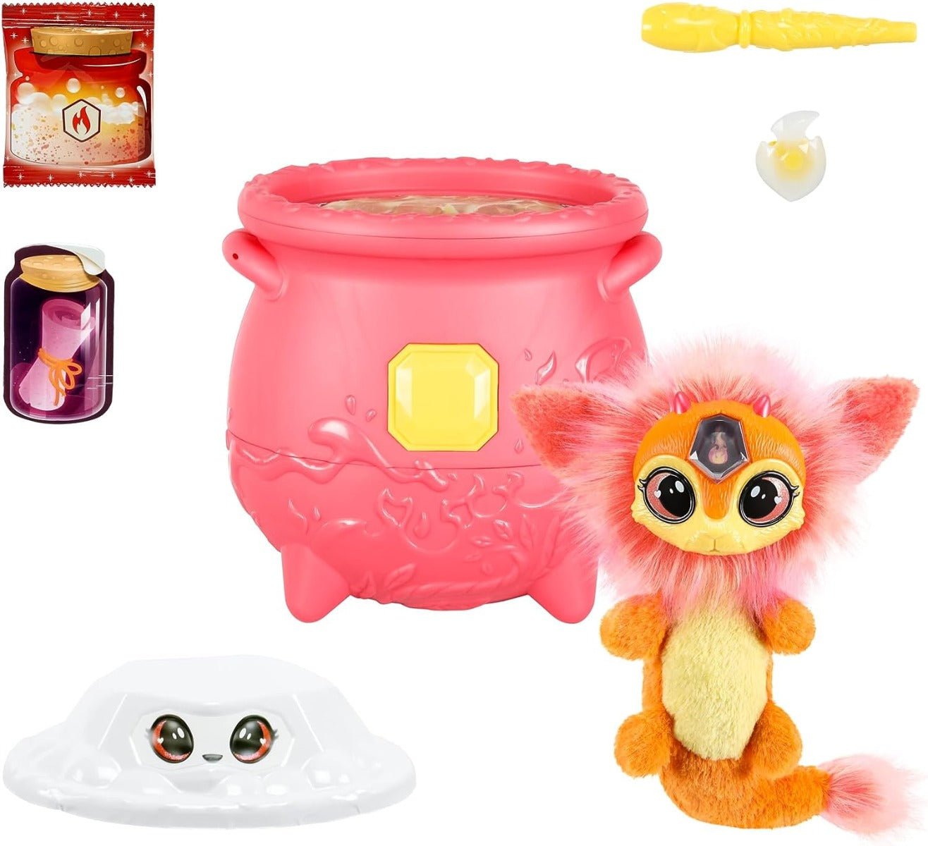 Magic Mixies Magical Gem Surprise Cauldron - Fire Magic 14882/64939 - Colorland Toys