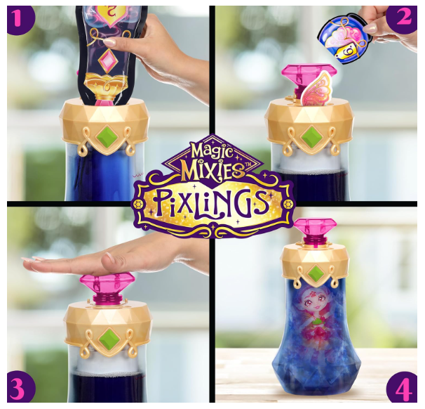 Magic Mixies Pixlings Doll Single Pack Rose 14879 - Colorland Toys