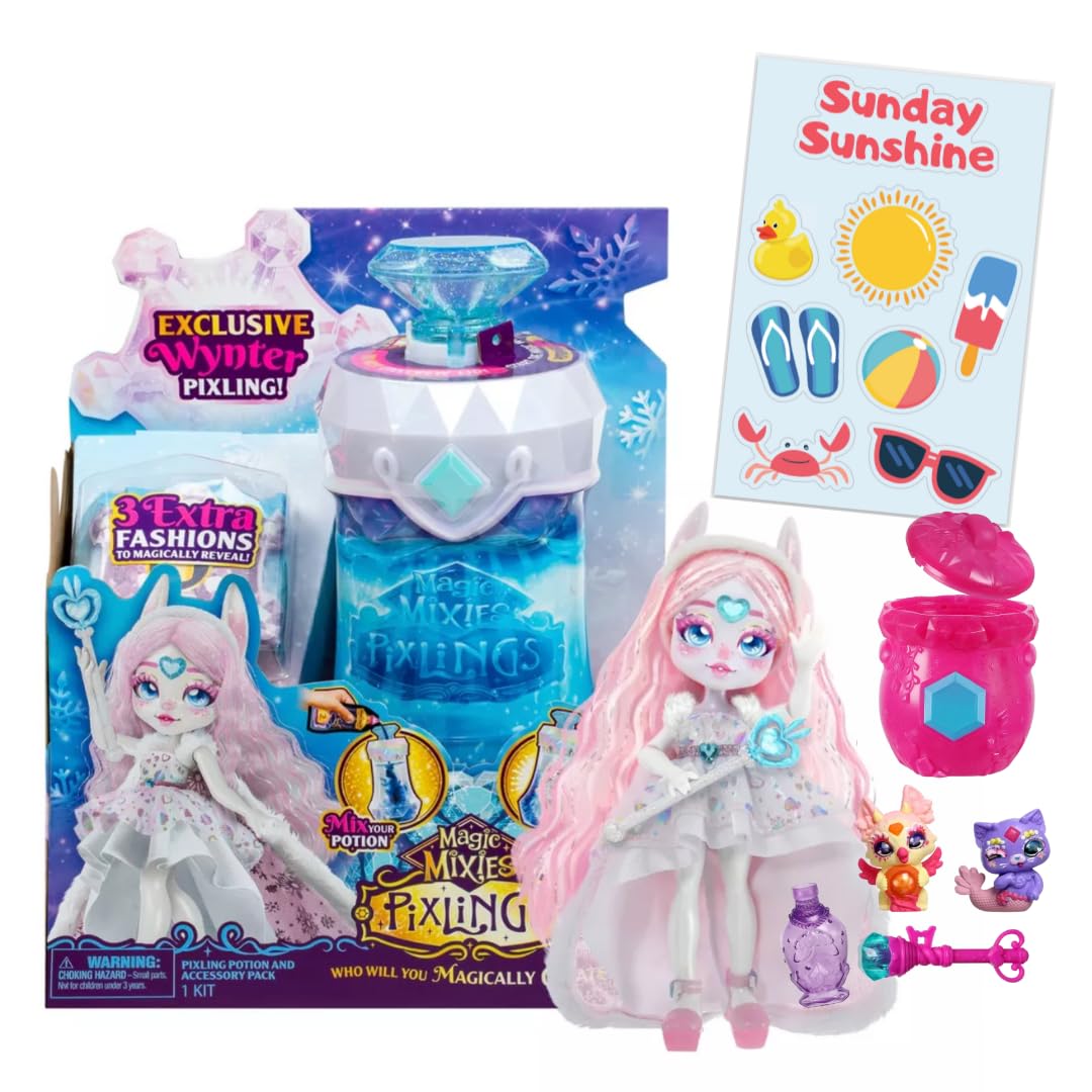 Magic Mixies Pixlings White Bunny Doll 14876/64578 - Colorland Toys