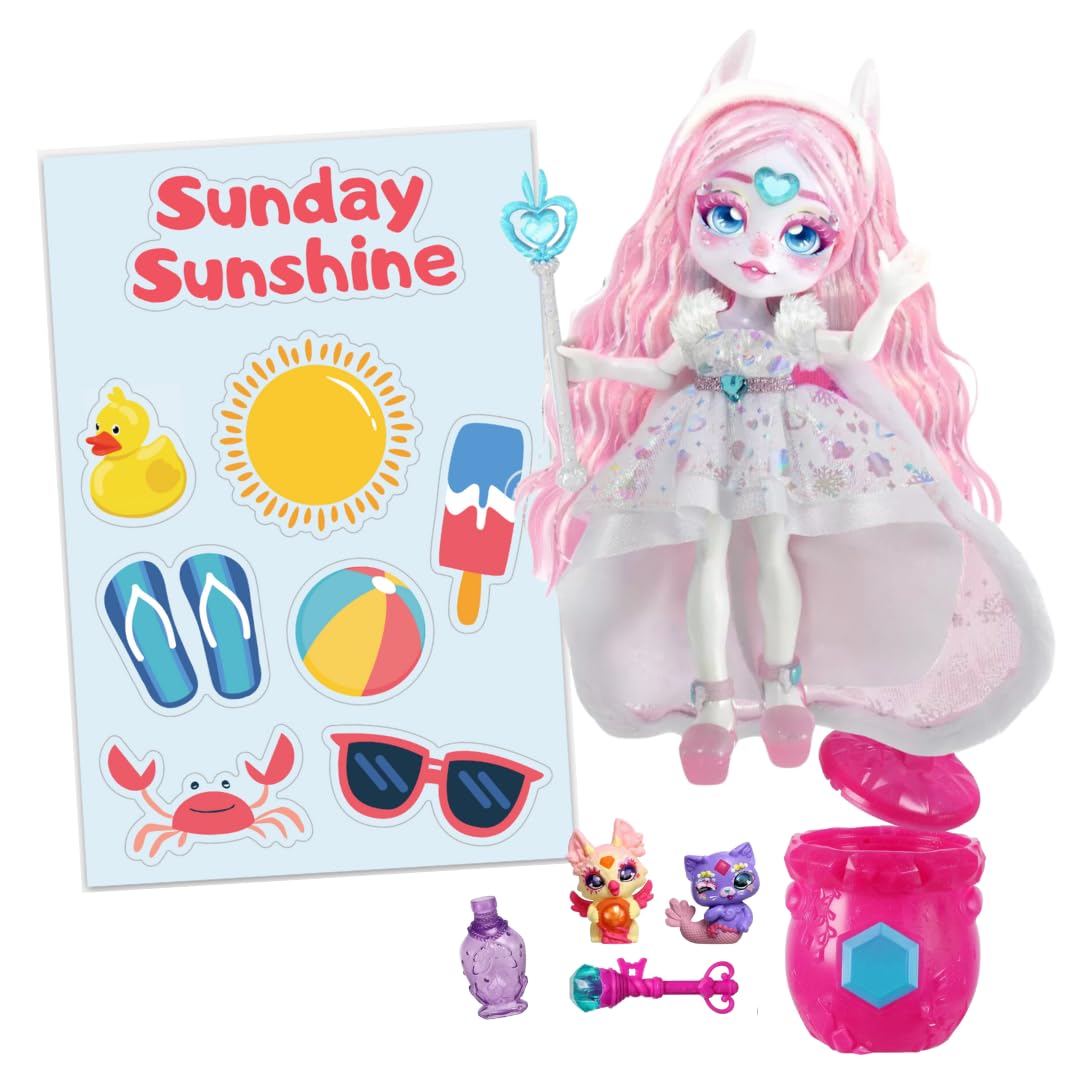 Magic Mixies Pixlings White Bunny Doll 14876/64578 - Colorland Toys