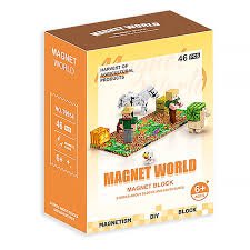Magnet World Magnetic Block Harvest Of Agricultural Products 46 - Pcs T9954 - Colorland Toys