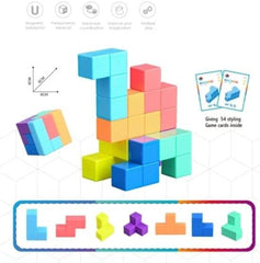 Magnetic Rubiks Cube CH1102 - Colorland Toys