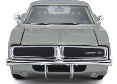 Maisto 1969 Dodge Charger R/T Model Car Silver 1:24 Scale 31256 - Colorland Toys