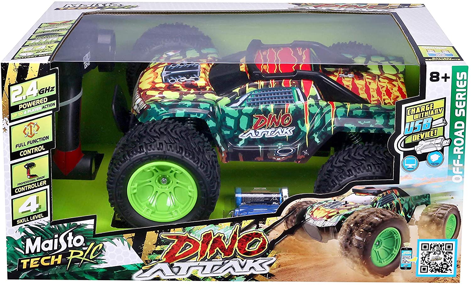 Maisto Off - Road Dino Attack Remote Control RC Vehicle 81462 - Colorland Toys