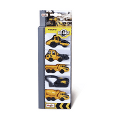 Maisto Volvo 3 Inch Construction Vehicle 5 Pack 12375 - Colorland Toys